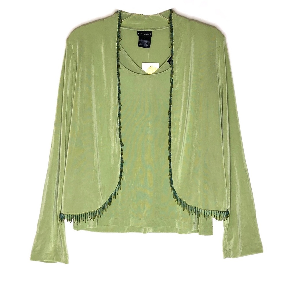 BEADED BLAZER SET